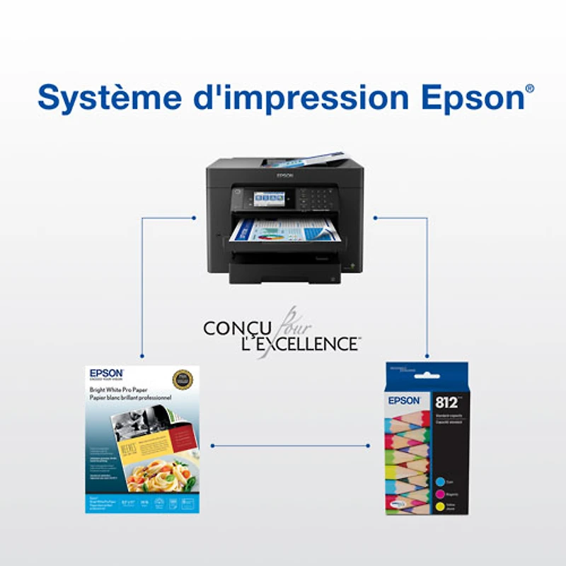 Cartouche d'encre noire DURABrite Ultra T812 XL d'Epson (T812XL120-S)