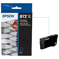 Cartouche d'encre noire DURABrite Ultra T812 XL et couleur T812 d'Epson (T812XL-BCS) - Paquet de 4