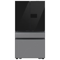 Open Box -Samsung 36" 28.6 Cu Ft FD Refrigerator w/ 9"AI Home Screen (RF90F29BECRAA)-SS-Perfect Condition