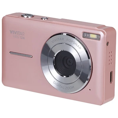 Vivitar SnapShot 44MP 3x Zoom Digital Camera - Pink