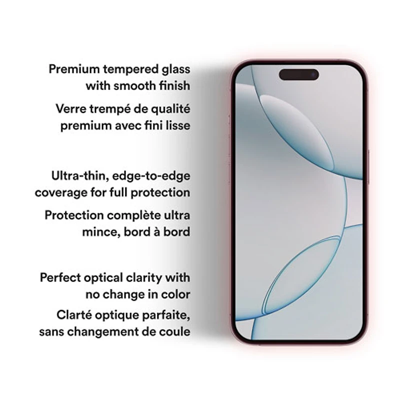 Protecteur d'écran à conversion de lumière rouge de BodyGuardz pour iPhone Air