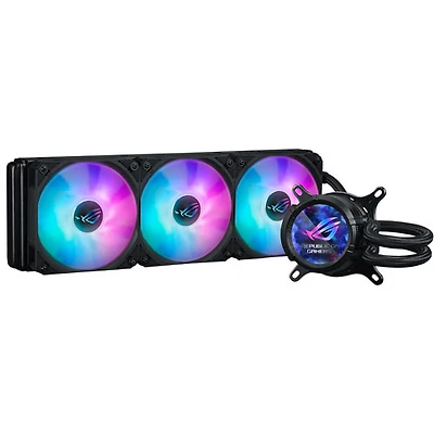 Ventilateur de refroidissement pour processeur ASUS ROG STRIX LC III 360 ARGB LCD de 360 mm - Noir