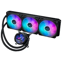 Ventilateur de refroidissement pour processeur ASUS ROG STRIX LC III 360 ARGB LCD de 360 mm - Noir