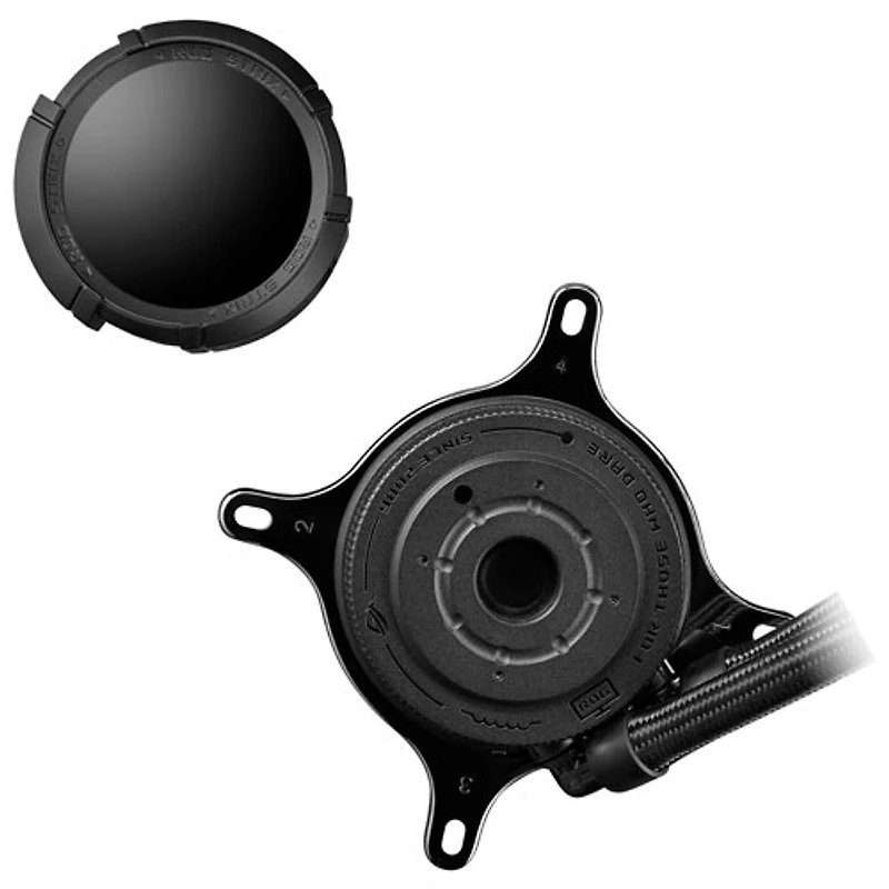 Ventilateur de refroidissement pour processeur ASUS ROG STRIX LC III 360 ARGB LCD de 360 mm - Noir