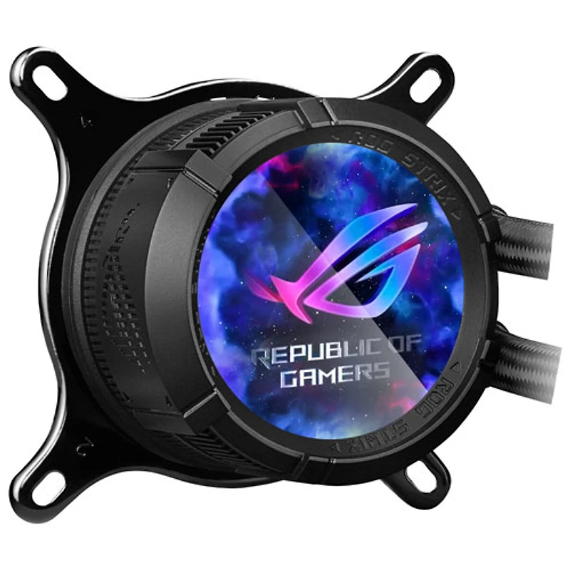 Ventilateur de refroidissement pour processeur ASUS ROG STRIX LC III 360 ARGB LCD de 360 mm - Noir