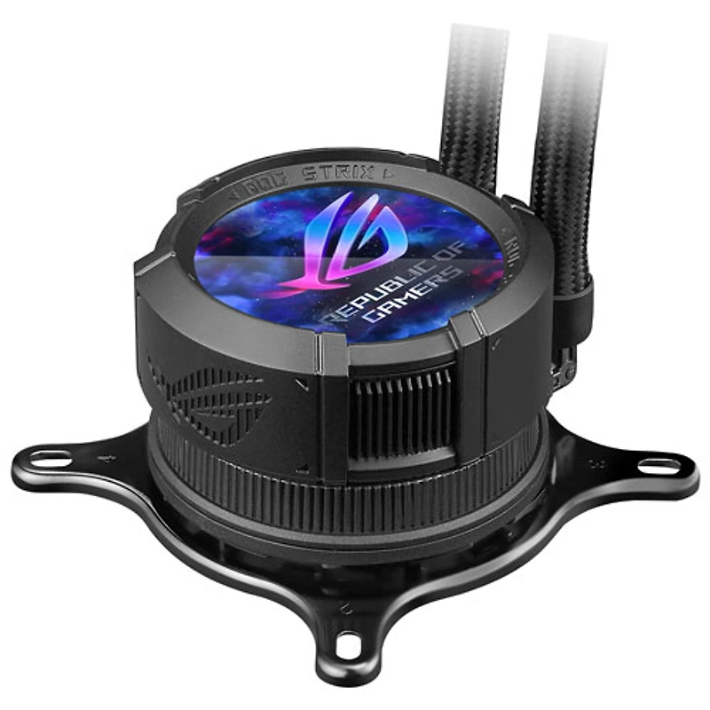 Ventilateur de refroidissement pour processeur ASUS ROG STRIX LC III 360 ARGB LCD de 360 mm - Noir
