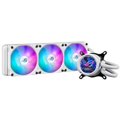 ASUS ROG STRIX LC III 360 ARGB LCD 360mm CPU Cooling Fan - White