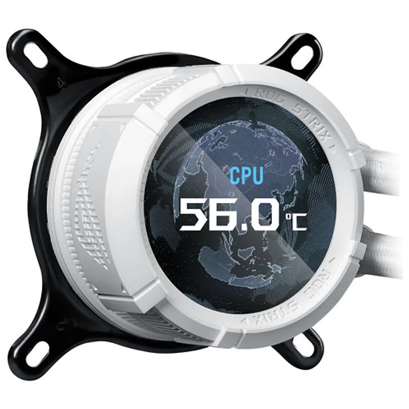 ASUS ROG STRIX LC III 360 ARGB LCD 360mm CPU Cooling Fan - White