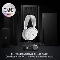 Steelseries Arctis Nova Pro Omni Wireless Gaming Headset - White