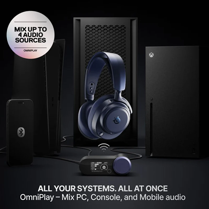 Steelseries Arctis Nova Pro Omni Wireless Gaming Headset - Midnight Blue
