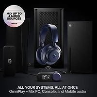 Steelseries Arctis Nova Pro Omni Wireless Gaming Headset - Midnight Blue