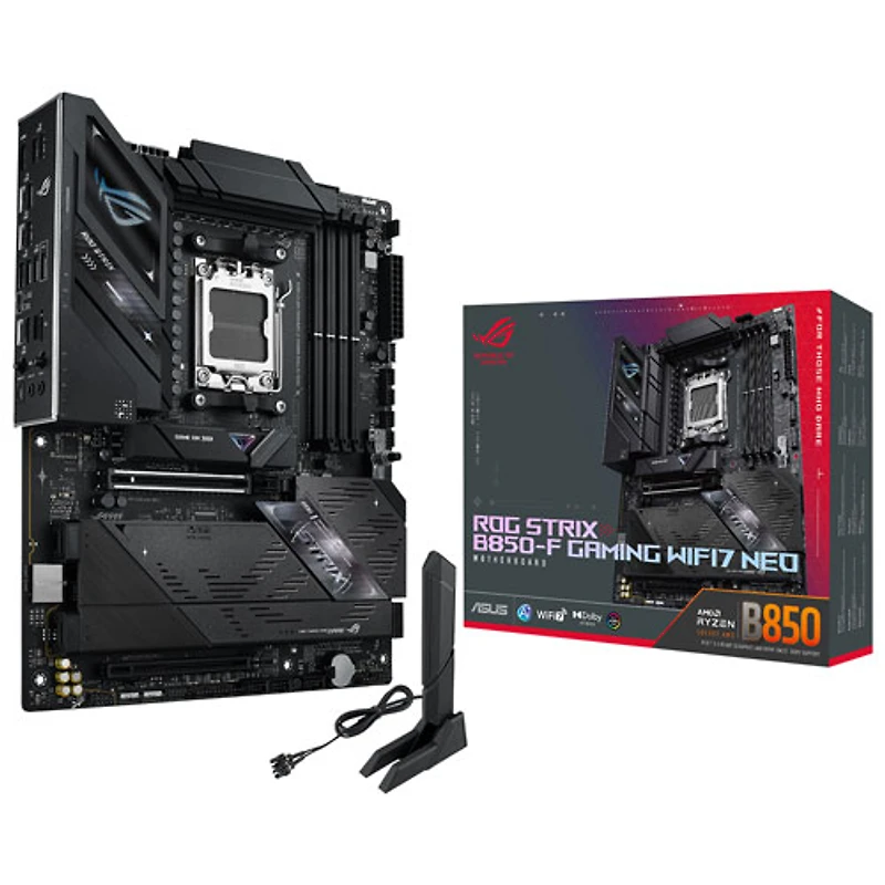 ASUS ROG Strix B850-F Gaming AMD ATX DDR5 Motherboard for AMD Ryzen 9000/8000/7000 Series CPUs
