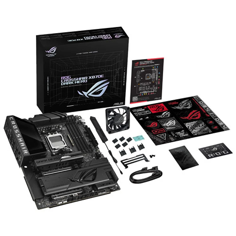 ASUS ROG Crosshair X870E Dark Hero ATX DDR5 Motherboard for AMD Ryzen 9000/8000/7000 Series CPUs