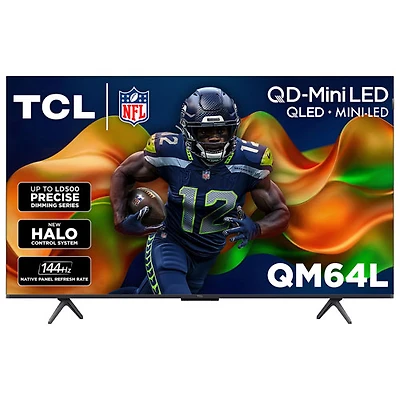 TCL 50" QM64L 4K UHD HDR QD Mini-LED Fire Smart TV (50QM64L) - 2026