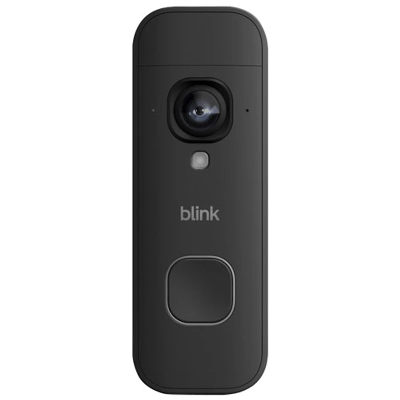 Blink 2K+ Wire-Free Wi-Fi Video Doorbell - Black