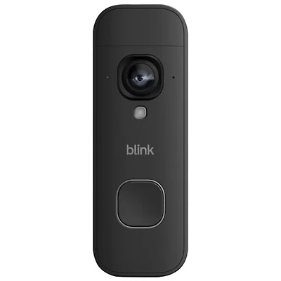 Blink 2K+ Wire-Free Wi-Fi Video Doorbell - Black