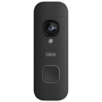 Blink 2K+ Wire-Free Wi-Fi Video Doorbell - Black