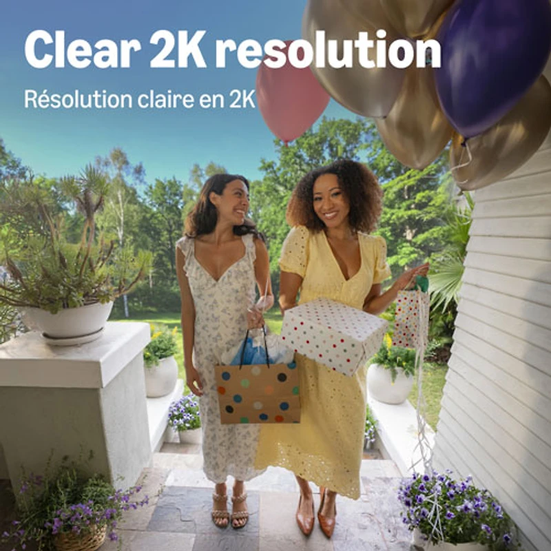 Blink 2K+ Wire-Free Wi-Fi Video Doorbell - Black
