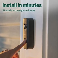 Blink 2K+ Wire-Free Wi-Fi Video Doorbell - Black