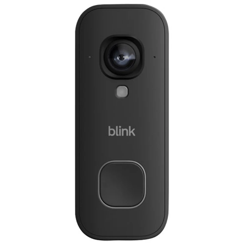 Blink 2K+ Wired Wi-Fi Video Doorbell - Black