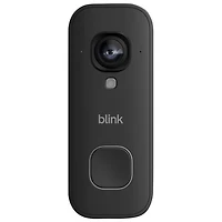 Blink 2K+ Wired Wi-Fi Video Doorbell - Black