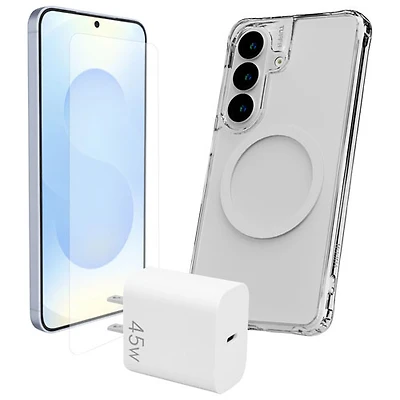 Ensemble d'accessoires de démarrage 3-en-1 de TUFF8 pour Galaxy S26 - Transparent