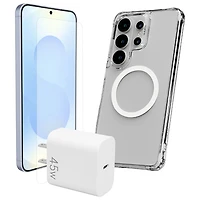 Ensemble d'accessoires de démarrage 3-en-1 de TUFF8 pour Galaxy S26 Ultra- Transparent