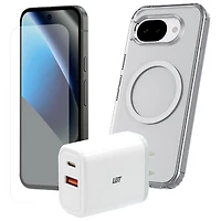Ensemble d'accessoires de démarrage 3-en-1 de TUFF8 pour Pixel 10a - Transparent