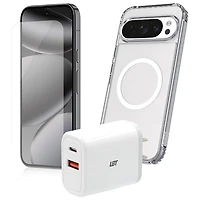 TUFF8 3-in-1 Accessory Bundle for Pixel 10/10 Pro - Clear