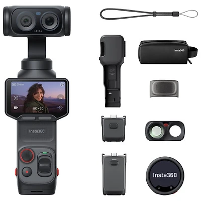 Ensemble Creator avec caméra d'action 8K standard Luna Ultra d'Insta360 - Noir cosmique