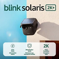 Blink Outdoor 2K+ Wi-Fi 2K IP Camera with Solaris Battery Pack - Black
