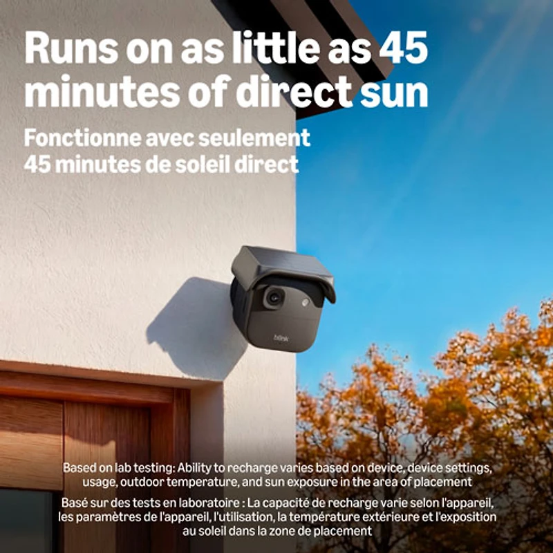 Blink Outdoor 2K+ Wi-Fi 2K IP Camera with Solaris Battery Pack - Black