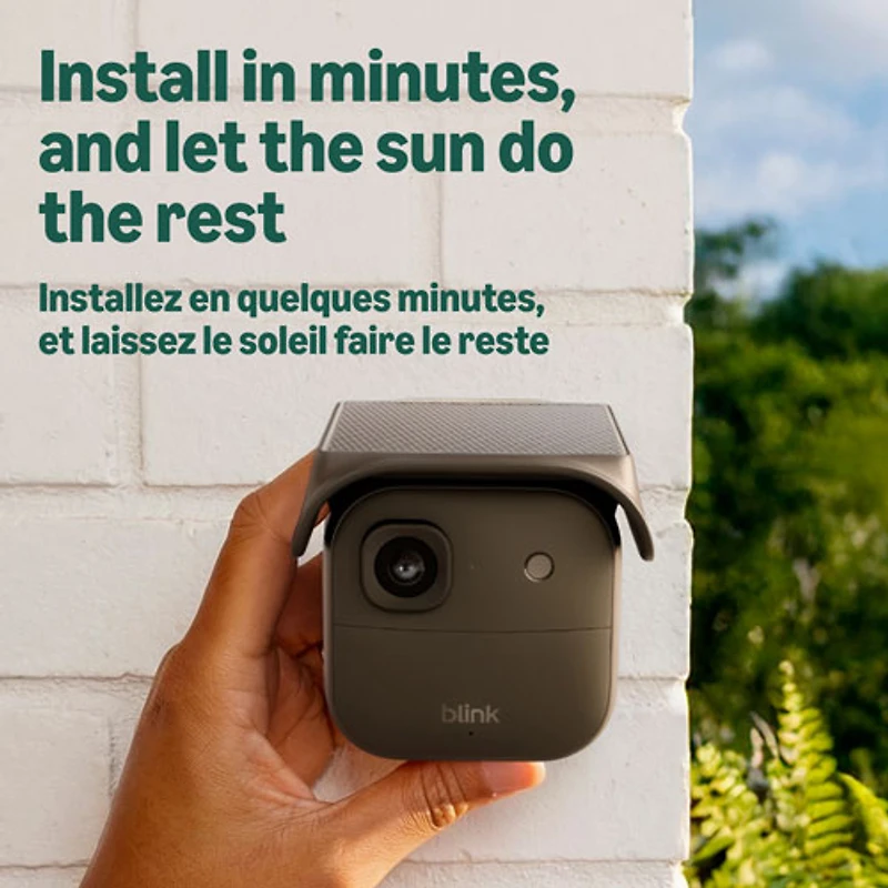 Blink Outdoor 2K+ Wi-Fi 2K IP Camera with Solaris Battery Pack - Black