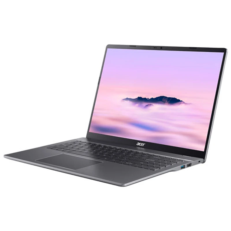 Portable Chromebook Plus 516 de 16 po d'Acer - Fer (Core 5 120U d'Intel/RAM 8 Go/SSD 128 Go/Chrome)