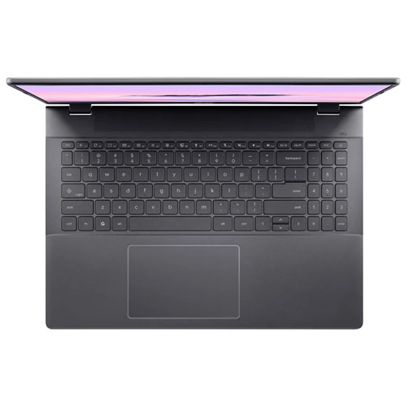 Portable Chromebook Plus 516 de 16 po d'Acer - Fer (Core 5 120U d'Intel/RAM 8 Go/SSD 128 Go/Chrome)