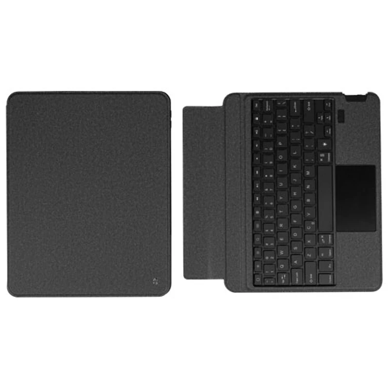 LOGiiX Folio Keyboard Case for iPad 11" (A16), iPad 10.9" (10th Gen), iPad Air 11", iPad Pro 11" - Black
