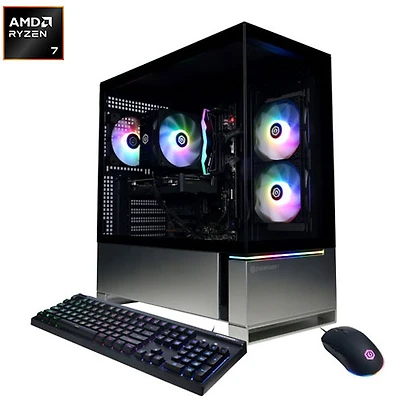 Ordinateur de jeu Gamer Master de CyberPowerPC (Ryzen 7 8700F d'AMD/RAM 16 Go/SSD 2 To/GeForce RTX 5060 Ti/Windows 11) - Anglais
