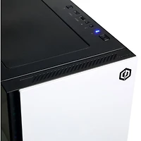 Ordinateur de jeu Gamer Supreme de CyberPowerPC - Blanc (Ryzen 7 8700F d'AMD/Mémoire vive 32 Go/SSD 2 To/RTX 9060 XT/Win11) - Anglais