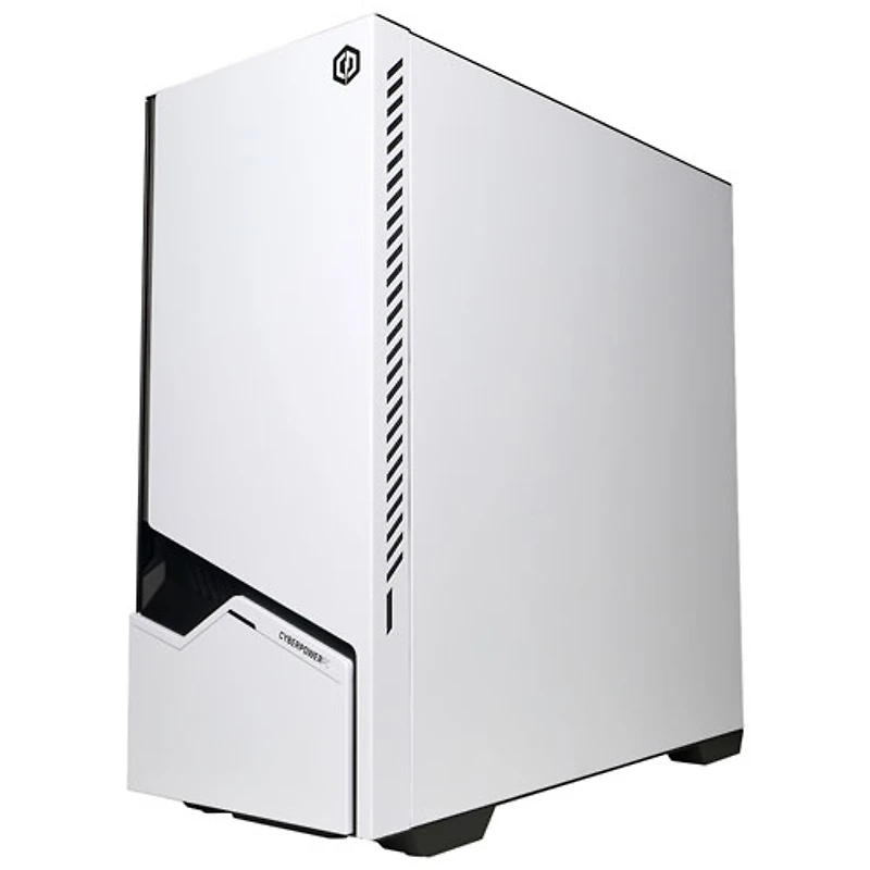 Ordinateur de jeu Gamer Supreme de CyberPowerPC - Blanc (Ryzen 7 8700F d'AMD/Mémoire vive 32 Go/SSD 2 To/RTX 9060 XT/Win11) - Anglais