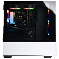Ordinateur de jeu Gamer Supreme de CyberPowerPC - Blanc (Ryzen 7 8700F d'AMD/Mémoire vive 32 Go/SSD 2 To/RTX 9060 XT/Win11) - Anglais