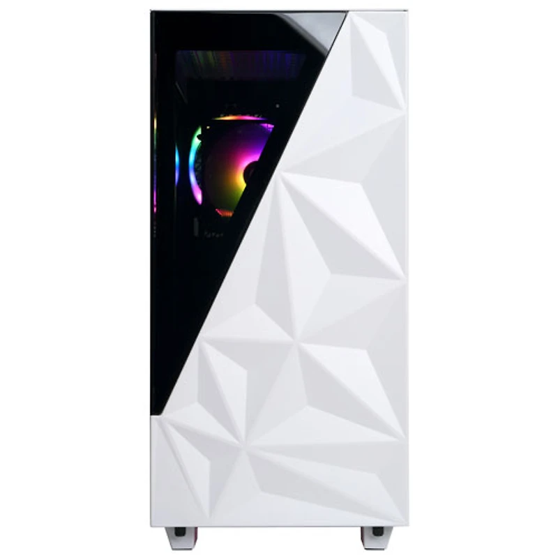 Ordinateur de jeu Gamer Master de CyberPowerPC - Blanc (Ryzen 7 9700X d'AMD/RAM 16 Go/SSD 1 To/GeForce RTX 5060 Ti/Win11) - Anglais