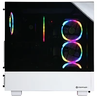 Ordinateur de jeu Gamer Master de CyberPowerPC - Blanc (Ryzen 7 9700X d'AMD/RAM 16 Go/SSD 1 To/GeForce RTX 5060 Ti/Win11) - Anglais
