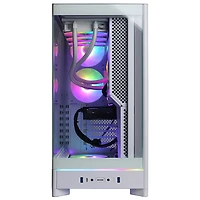Ordinateur de jeu Gamer Supreme de CyberPowerPC - Blanc (Ryzen 9 9900X d'AMD/Mémoire vive 32 Go/SSD 2 To/Radeon RX 9070 XT/Win11) - Anglais