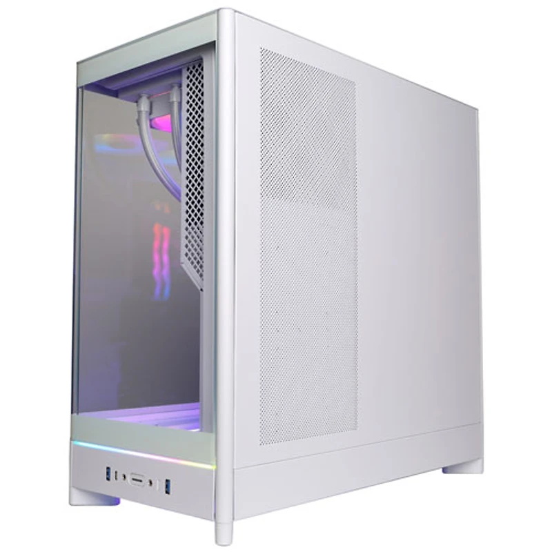 Ordinateur de jeu Gamer Supreme de CyberPowerPC - Blanc (Ryzen 9 9900X d'AMD/Mémoire vive 32 Go/SSD 2 To/Radeon RX 9070 XT/Win11) - Anglais