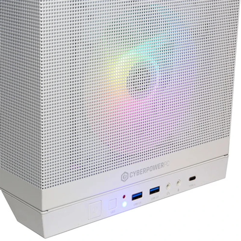 Ordinateur de jeu Gamer Supreme de CyberPowerPC - Blanc (Ryzen 9 9900X3D d'AMD/Mémoire vive 32 Go/SSD 2 To/Radeon RX 9070 XT/Win11) - Anglais