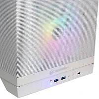 Ordinateur de jeu Gamer Supreme de CyberPowerPC - Blanc (Ryzen 9 9900X3D d'AMD/Mémoire vive 32 Go/SSD 2 To/Radeon RX 9070 XT/Win11) - Anglais
