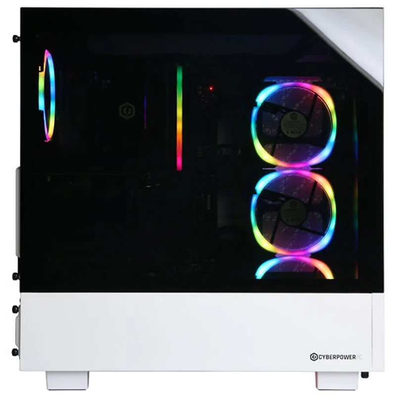 CyberPowerPC Gamer Master Gaming PC - RTX 5060, AMD Ryzen 5 8400F, 16GB Memory, 2TB SSD, Win 11, White