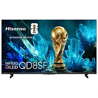 Hisense 75" QD8SF 4K UHD HDR Mini-LED QLED Fire TV Smart TV (75QD8SF) - 2026