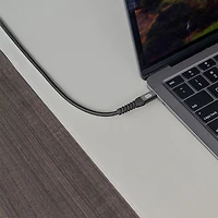 LOGiiX Vibrance XL 3m (9.84 ft.) Braided USB-A to USB-C Cable (LGX-14086) - Black