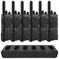 Radios bidirectionnelles SRF de Cobra - Ensemble de 6 (CBRPX650BCH6)